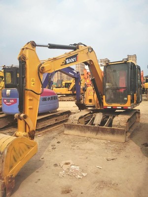 三一75-8s彩屏挖掘機(jī)停工出售，銀川免費試機(jī)優(yōu)惠多